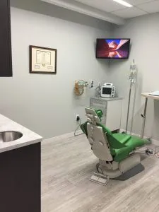 procedure room with dental chair
